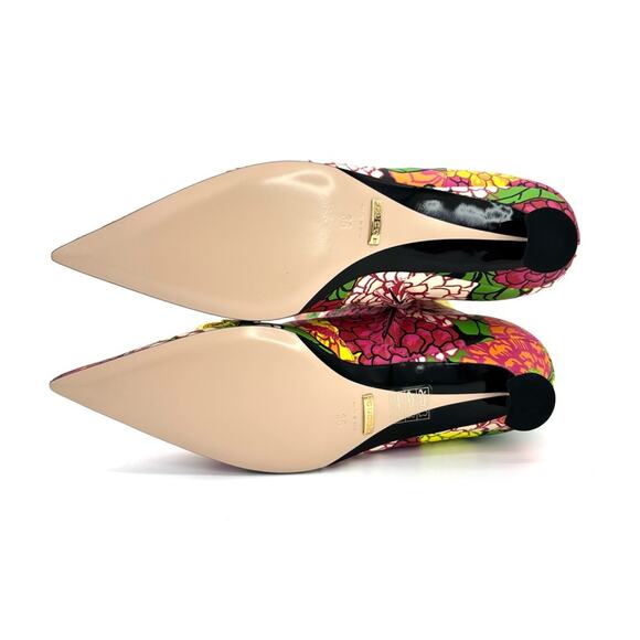 NIB Gucci x Ken Scott Horsebit Pomponica Knee High Floral Kitten Heel Boots 36 - Picture 8 of 9